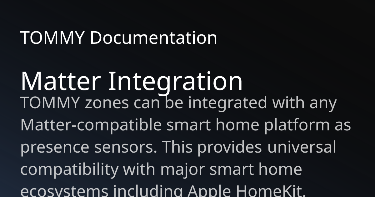 Matte Rintegration Matter Integration | TOMMY
